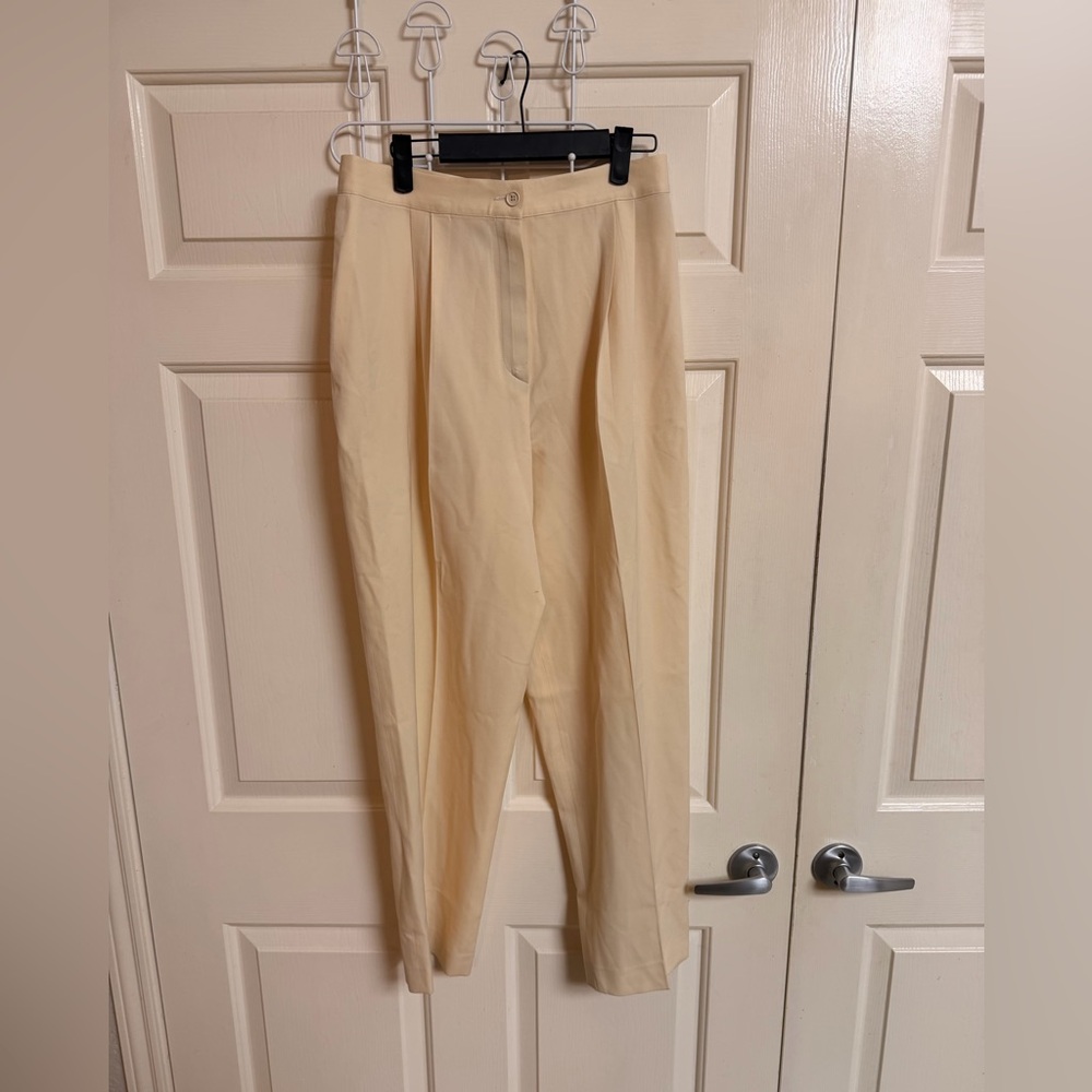 VTG 90s Valentino by MissV 100% Lana Wool High Waisted Pleated Trouser Pant
